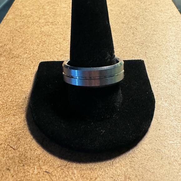 Tungsten Ring Size 12, 8mm wide, 19 grams - Picture 2 of 3
